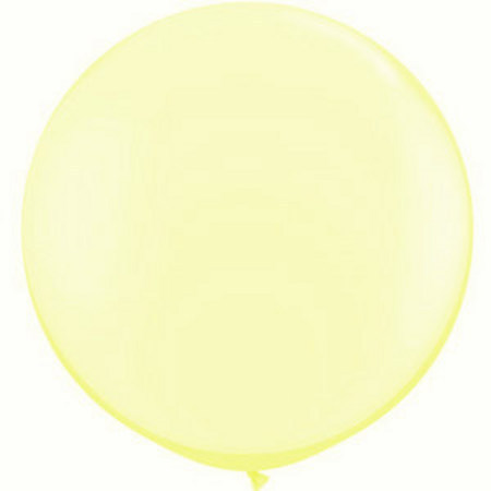 Round Latex ~ Lemon Chiffon (Float time 48 hrs)